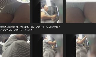 [素人]出産前に色々とお買い物する妊婦さんはワンピとパンツをシマシマコーディ