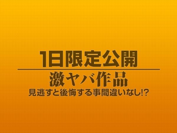 1日限定公開激ヤバ作品1027