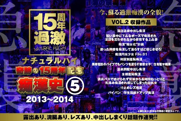 ナチュラルハイ奇跡の15周年記念 痴漢史（5）2013-2014 VOL.2