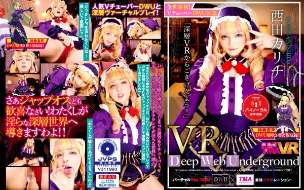 【VR】長尺VR Deep Web Underground「深層VRからごきげんよう！」西田カリナ