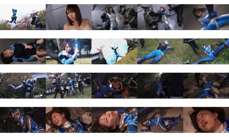 Super Heroine Domination Hell 33 Hiei Sentai Kageranger Kageblue Ikoma Haruna:Image