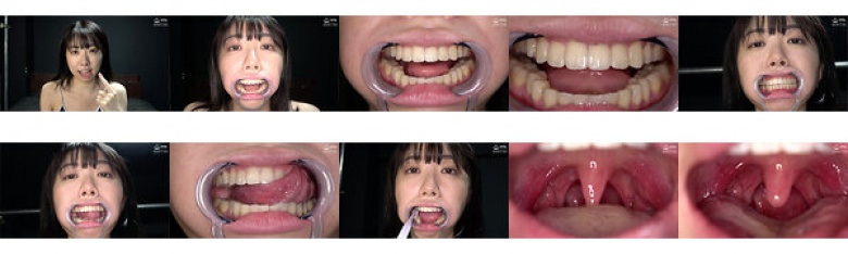 【口腔内】观察温暖姐姐胜木艾里卡的舌头、牙齿、喉咙:Image